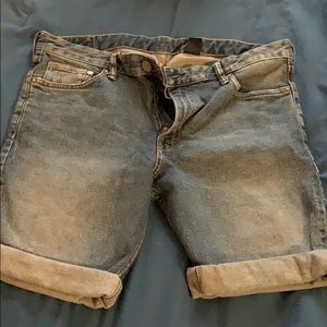 Denim shorts